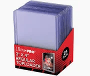Ultra Pro 3" x 4" Regular Toploaders (25-Count Pack)
