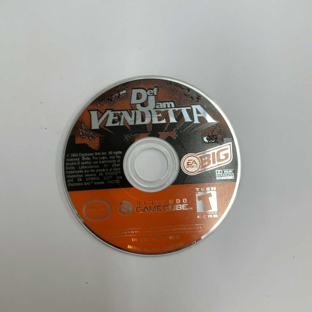 Def Jam Vendetta - Nintendo GameCube - Disc Only (Replacement Case)