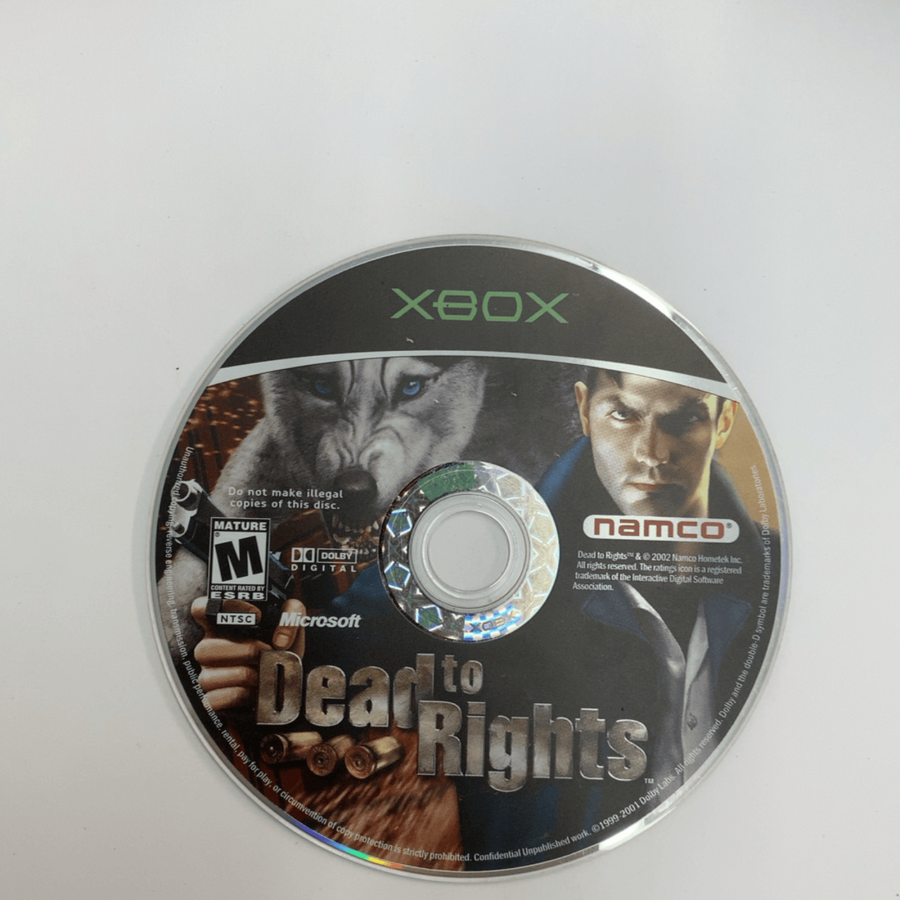 Dead to Rights - Xbox - Disc Only (Replacement Case)