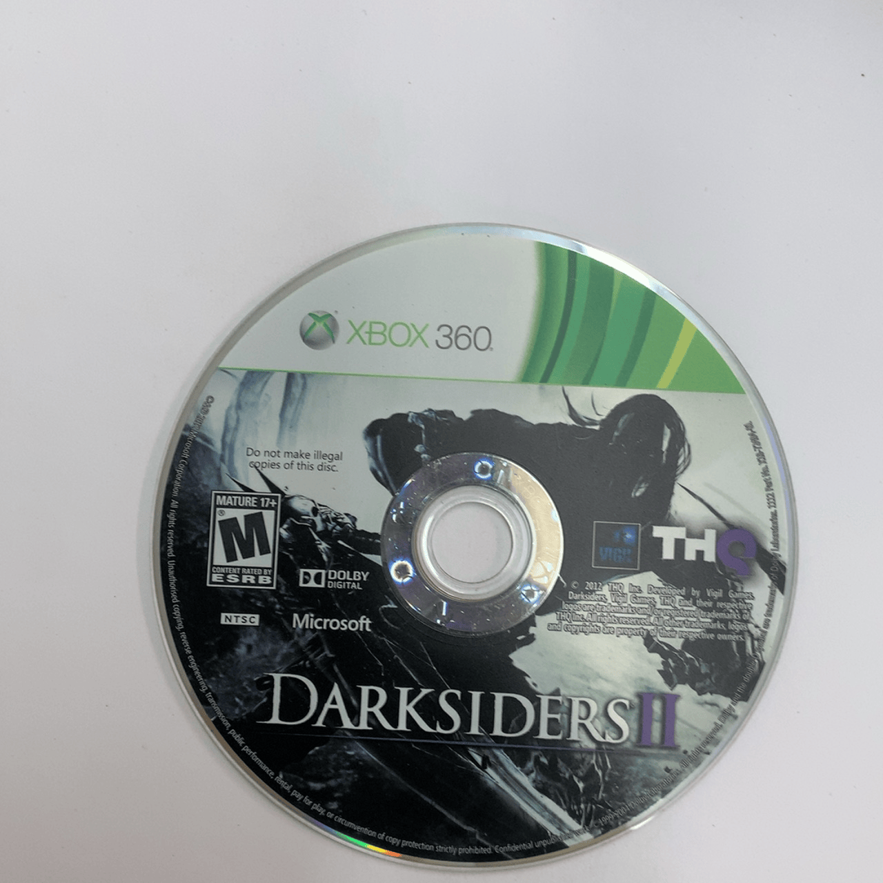 Darksiders II - Xbox 360 - Disc Only (Replacement Case)