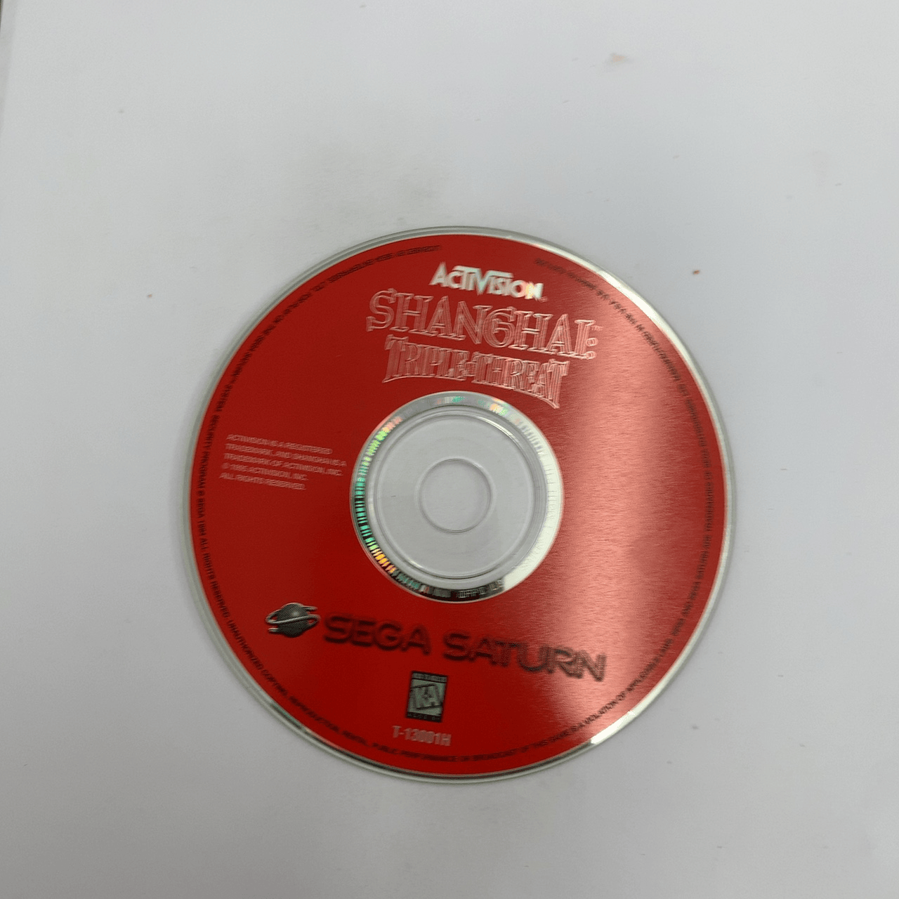 Shanghai: Triple Threat - Sega Saturn - Disc Only (Replacement Case)