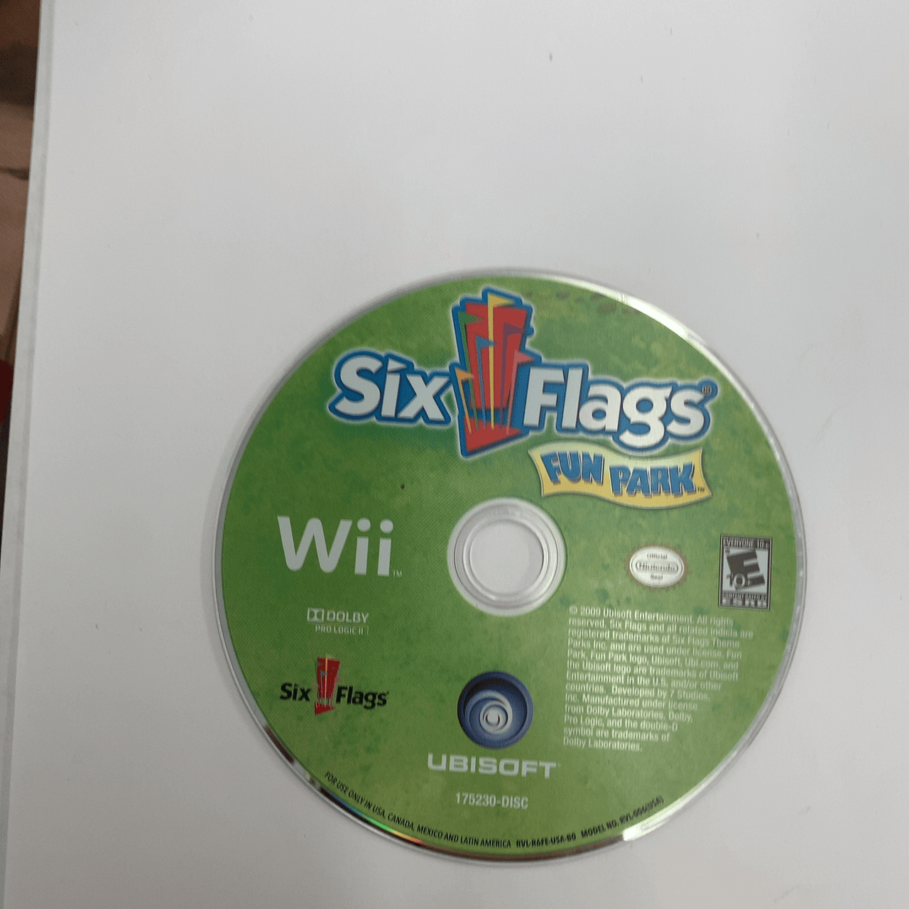 Six Flags Fun Park - Nintendo Wii - Disc Only (Replacement Case)