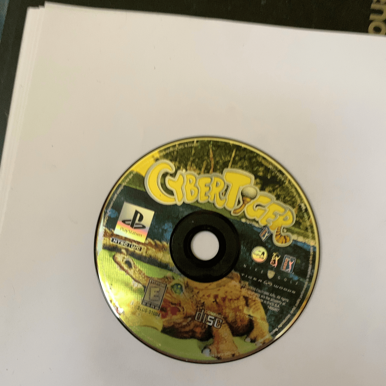 CyberTiger - PlayStation 1 (PS1) - Disc Only (Replacement Case)