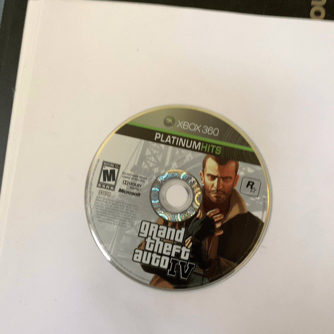 Grand Theft Auto IV - Xbox 360 - Disc Only (Replacement Case)