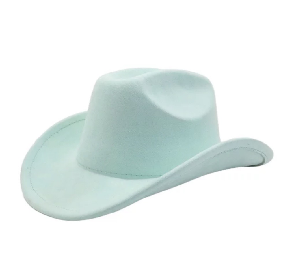 Cowboy Hat Blank (Mint Green)