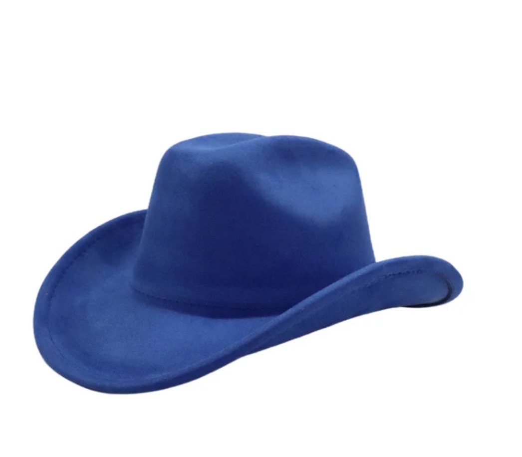 Cowboy Hat Blank (Royal Blue)