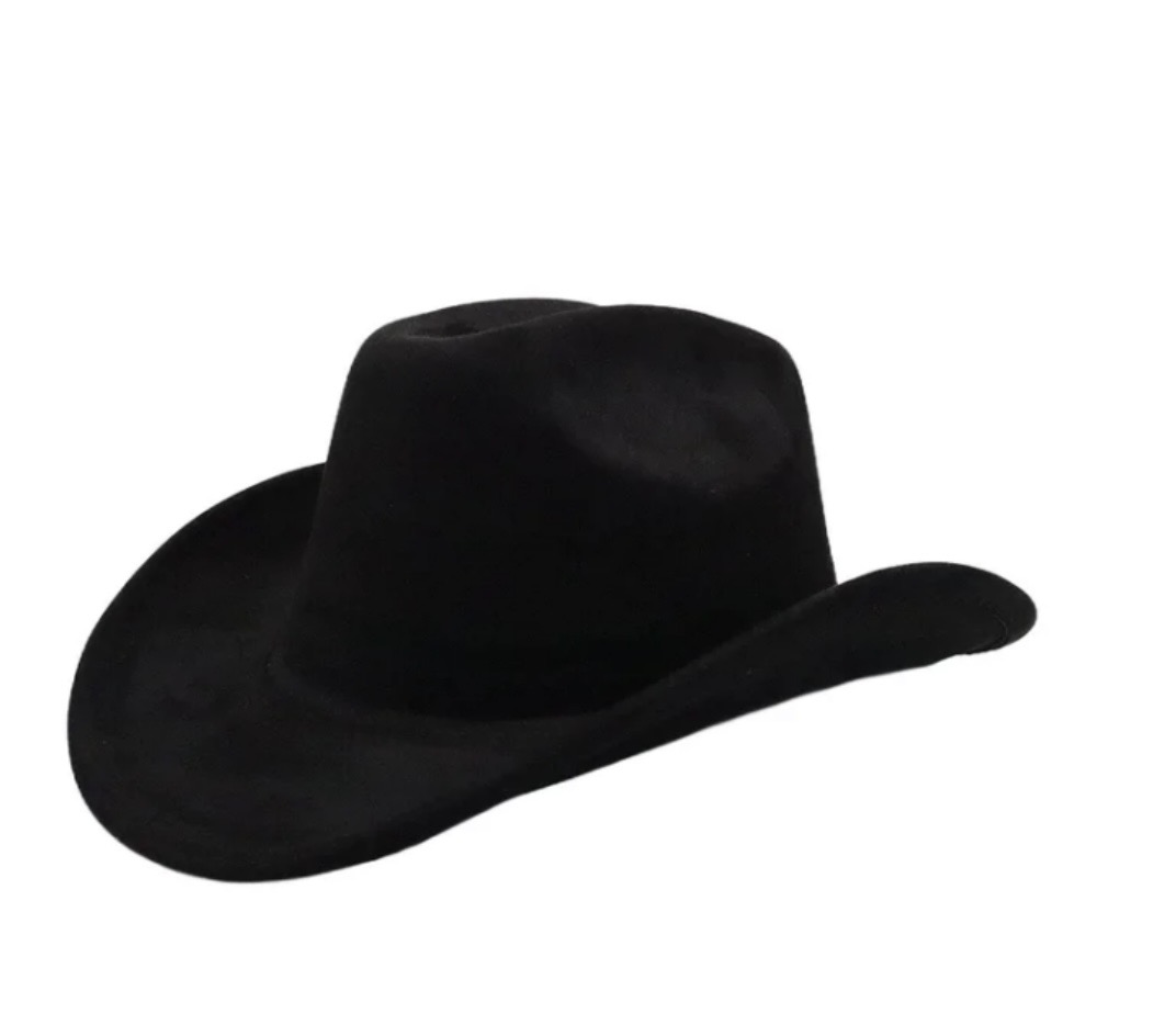 Cowboy Hat Blank (Black)