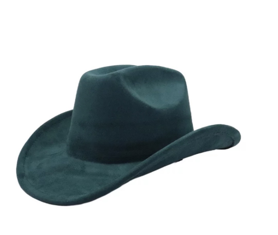 Cowboy Hat Blank (Dark Green)