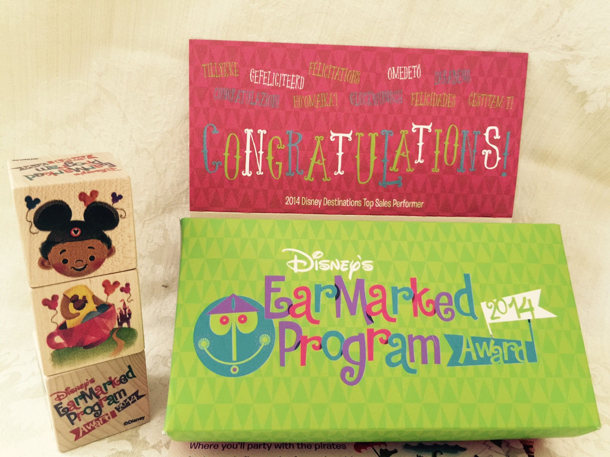 2014 Disney Destinations Top Sales Performer