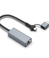 2-IN-1 USB TO GIGABIT ETHERNET ADAPTER