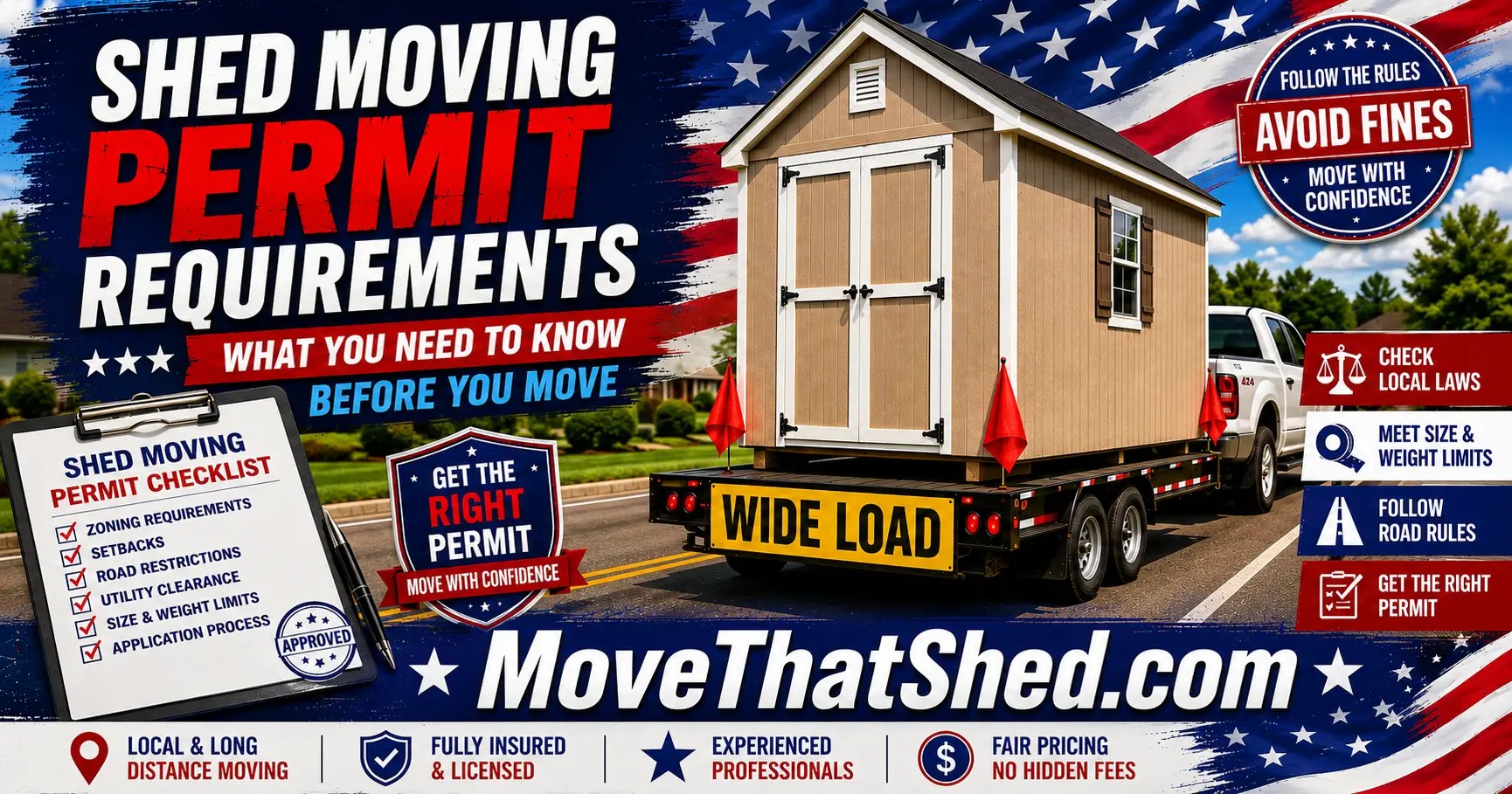 Shed Moving Permit Requirements to Check First