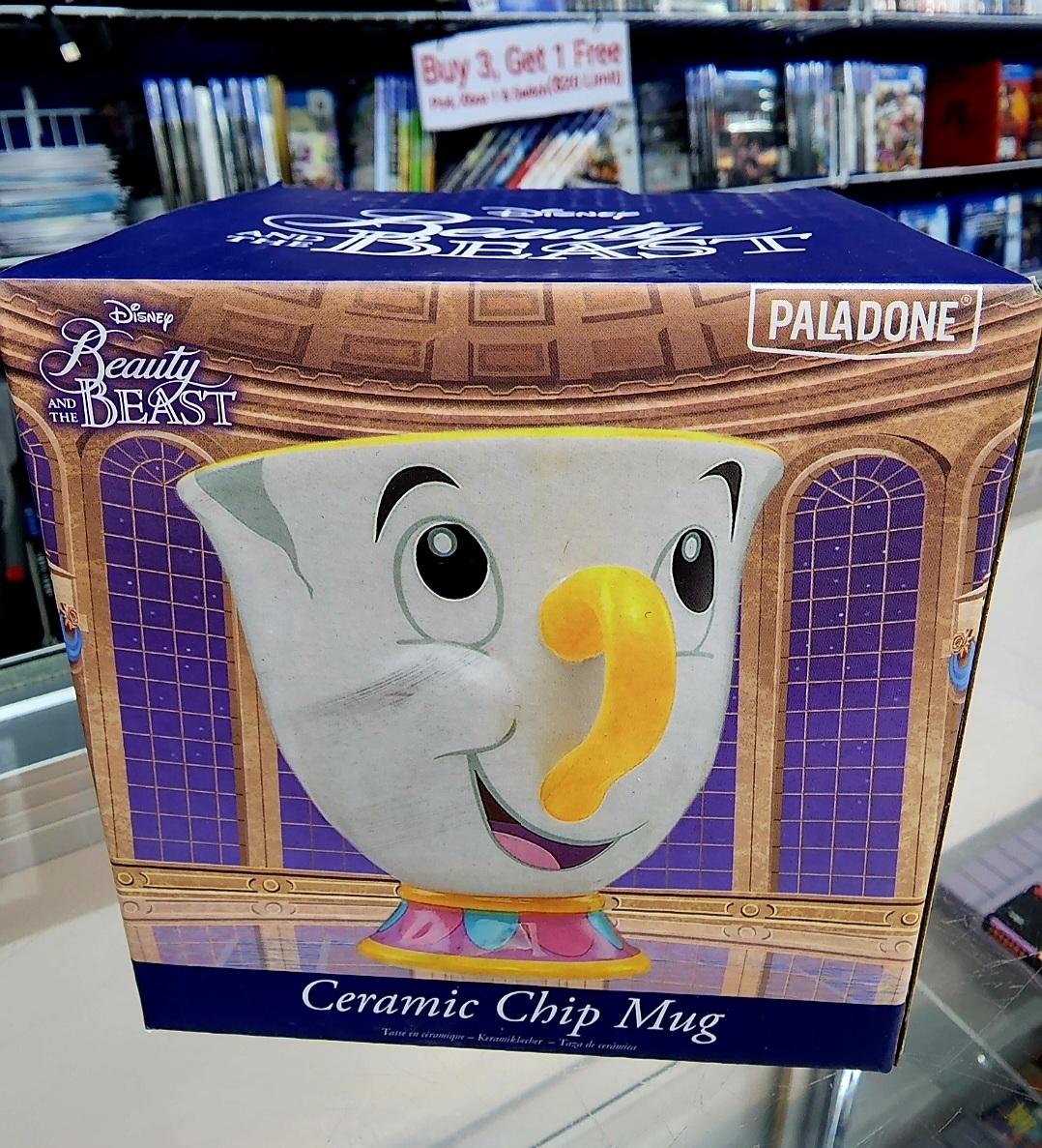 Beauty & the beast ceramic chip mug