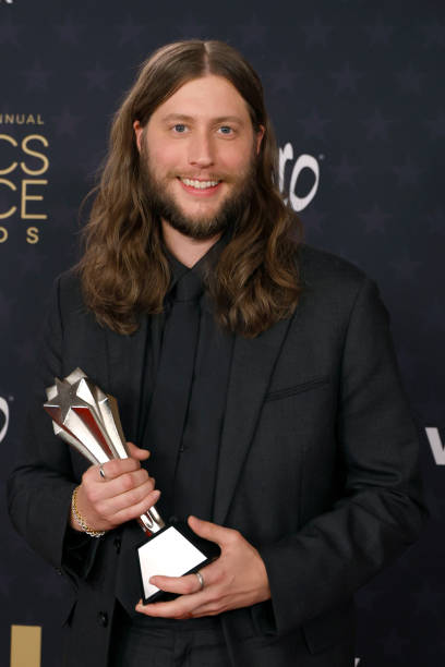 Ludwig Göransson, winner of the Best Score ward for “Oppenheimer,” during the 29th Annual Critics Choice Awards at Barker Hangar on January 14, 2024 in Santa Monica, California. Photo Credit: Frazer Harrison/Getty Images