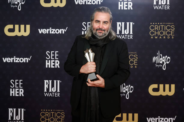 Hoyte Van Hoytema, winner of the Best Cinematography Award for “Oppenheimer,” poses in the press room during the 29th Annual Critics Choice Awards at Barker Hangar on January 14, 2024 in Santa Monica, California. Photo Credit: Emma McIntyre/Getty Images for Critics Choice Association