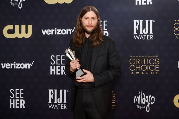 Ludwig Göransson, winner of the Best Score ward for “Oppenheimer,” poses in the press room during the 29th Annual Critics Choice Awards at Barker Hangar on January 14, 2024 in Santa Monica, California. Photo Credit: Emma McIntyre/Getty Images for Critics Choice Association