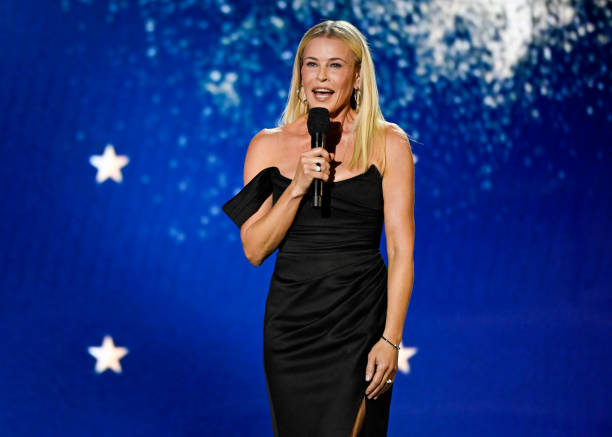 Chelsea Handler speaks onstage at The 29th Critics' Choice Awards held at The Barker Hangar on January 14, 2024 in Santa Monica, California. Photo Credit: Michael Buckner/Variety via Getty Images