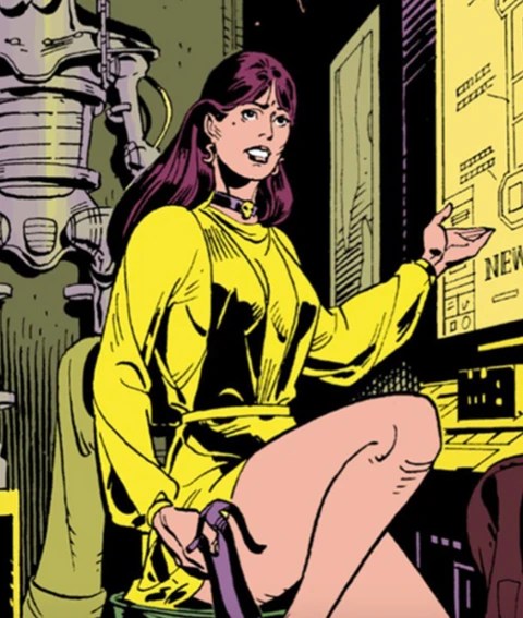 Silk Spectre is the name of two superheroines in the graphic novel limited series Watchmen, published by DC Comics. Created by Alan Moore and Dave Gibbons, the original Silk Spectre, Sally "Jupiter" Juspeczyk, was a member of the crimefighting team the Minutemen, while the second, Sally's daughter Laurel "Laurie" Jane Juspeczyk, became a member of the vigilante team Crimebusters, also known as the titular Watchmen. In the early stages of the series' development, the characters were Charlton Comics superheroes; the female superhero was supposed to be Nightshade.[2] However, Moore did not find Nightshade particularly interesting[3] and was not even very familiar with the character.[2] After the idea of using Charlton characters was abandoned, he decided to model Silk Spectre on superheroines like Phantom Lady and Black Canary (also an alias shared by mother and daughter).[3] The Sally and Laurie Juspeczyk versions of Silk Spectre made their live-action debuts in the 2009 film Watchmen, in which they were played by Carla Gugino and Malin Åkerman, respectively. An older version of Laurie Juspeczyk, now known as Laurie Blake, appeared in the 2019 limited television Watchmen, played by Jean Smart.