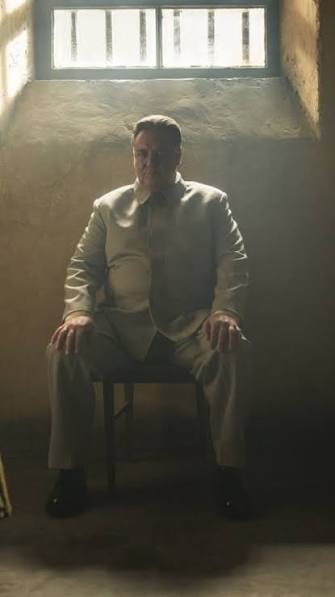 Russell Crowe as Hermann Göring in "Nuremberg" (2025) Photo Credit: Sony Pictures Classic