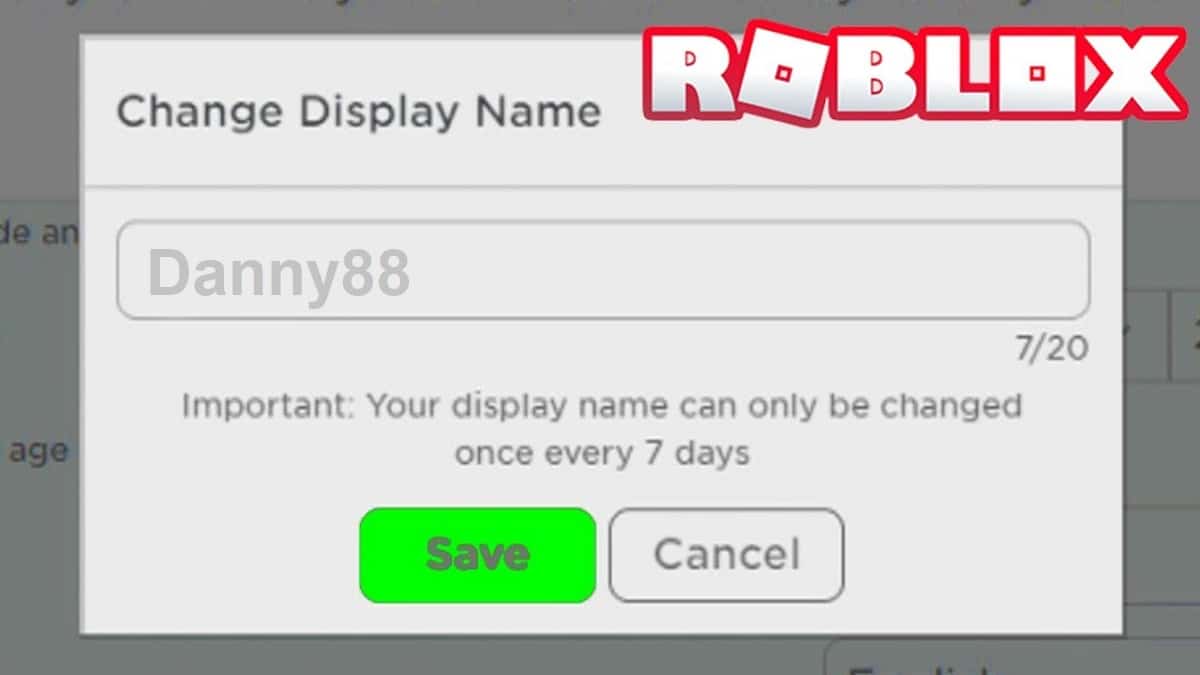 How To Change Your Name In Roblox 