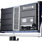 Creamsource Vortex 8 Rear Control Panel & DMX Ports Creamsource Vortex8 rental LED panel rear control interface available for film equipment rental at Moving Picture.