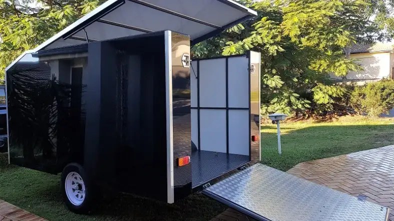 Enclosed Motorcycle Trailer Al