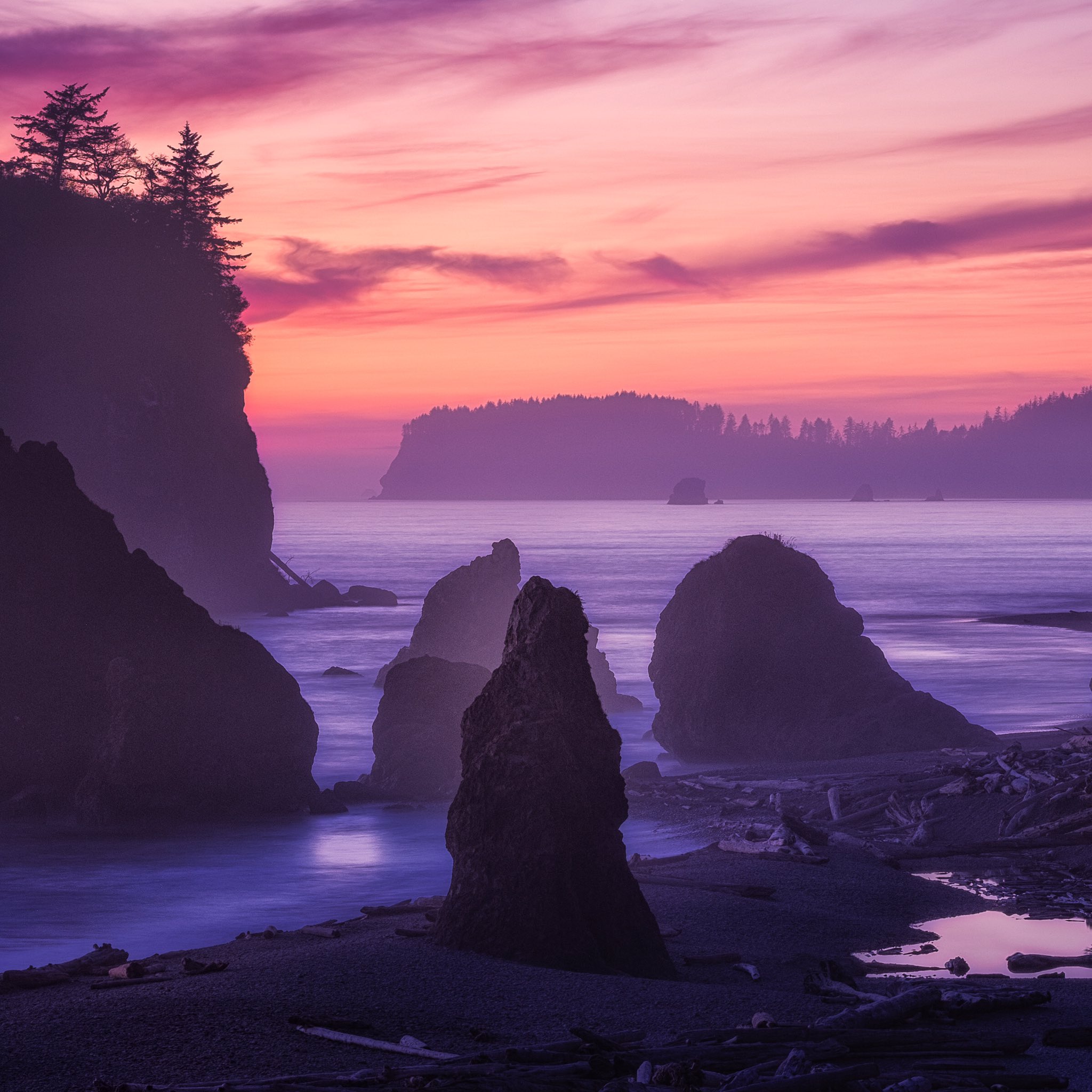 Stunning sunsets are just one of the many amazing things to enjoy Olympic National Park. Photo by Grant Longenbaugh. Tweeted by the US Department of the Interior, 9/28/16.