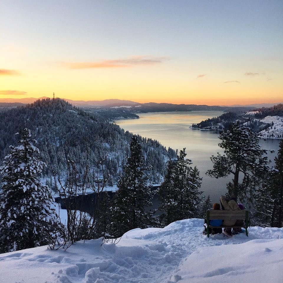 A perfect place for a winter hike: Mineral Ridge Trail at Coeur d’Alene Lake. Tweeted by the US Department of the Interior, 3/2/17.