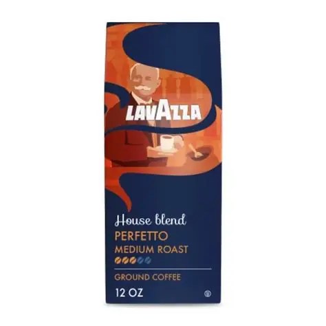 LAVAZZA HOUSE BLEND PERFETTO MEDIUM ROAST GROUND COFFEE 12OZ