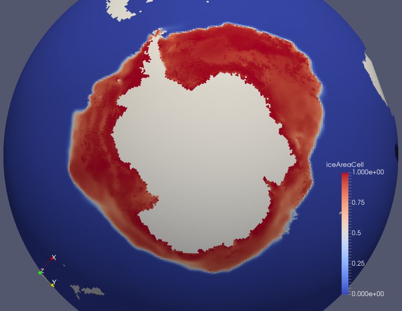 Mpas Land Ice - Gorgeous Landscape Illustration - Mobile