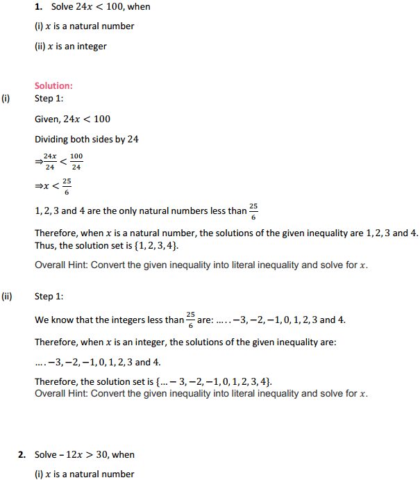 Solve The Following Expression 24x 100 When I X Is Class 9 Maths Cbse It is given that 200 T 300.