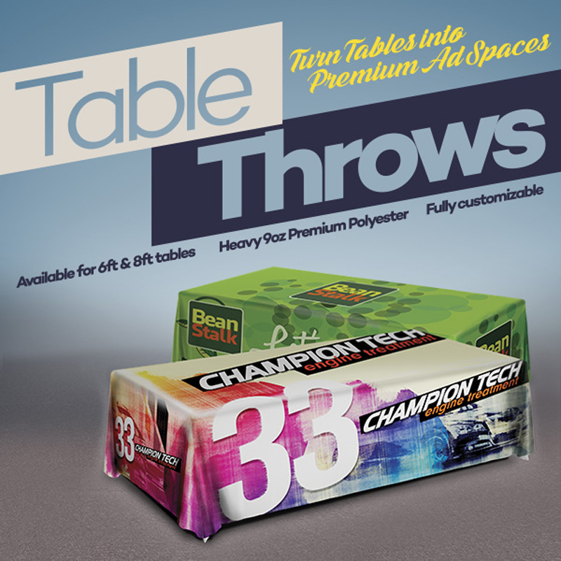 Table Throw Printing