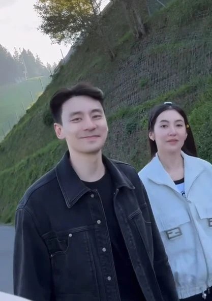 Beautiful Ranee Campen and Will Chawin Chearavanont in Switzerland