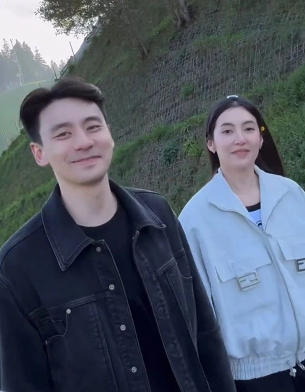Beautiful Ranee Campen and Will Chawin Chearavanont in Switzerland