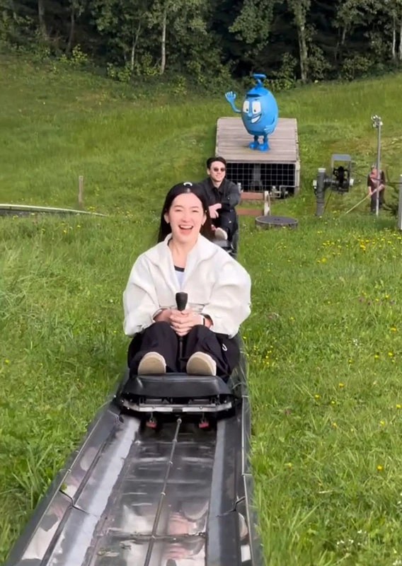 Beautiful Ranee Campen and Will Chawin Chearavanont in Switzerland
