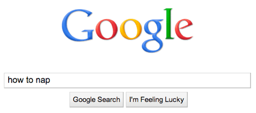 google: how to nap