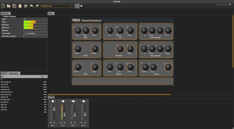 Synthlab Modular Synthesizer Studio - 4K Geometric Backgrounds for Desktop