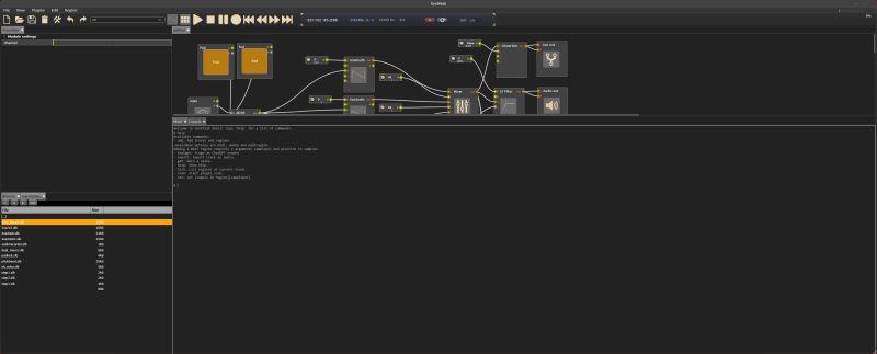 Synthlab Modular Synthesizer Studio - Mountain Illustrations - Perfect Ultra HD Collection