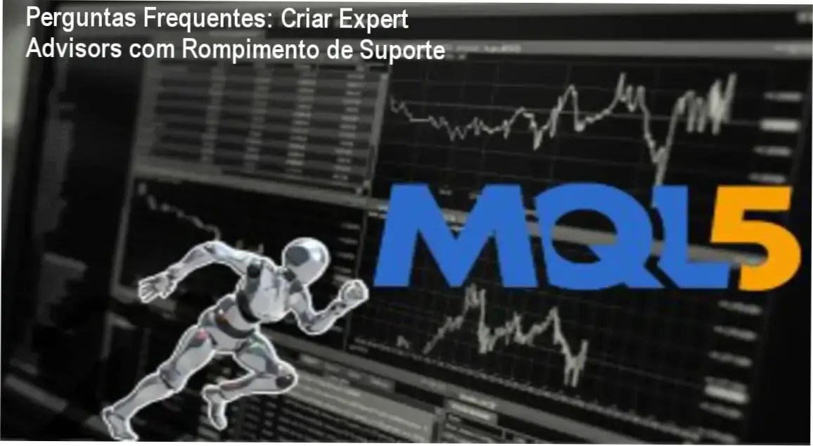 Guia visual para configuração de Expert Advisors com base em rompimento de suporte e análise de price action