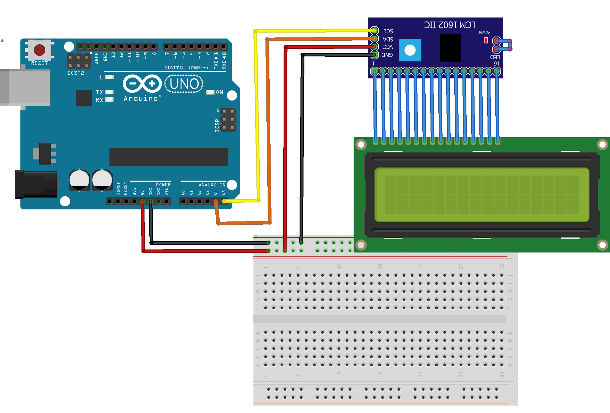 Cara Menampilkan Teks Di Lcd 16x2 Dengan Arduino Fikrirp Tech 