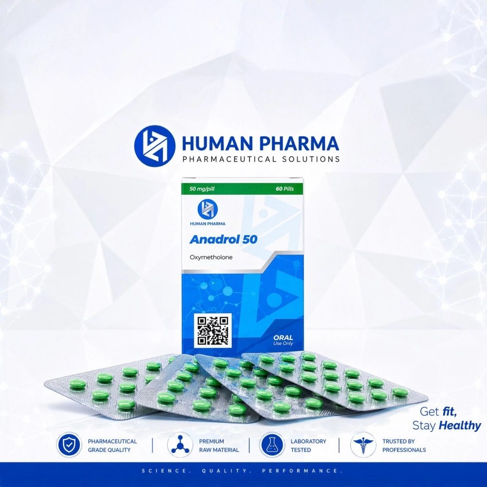ANADROL 50MG 60 PILLS – HUMAN PHARMA