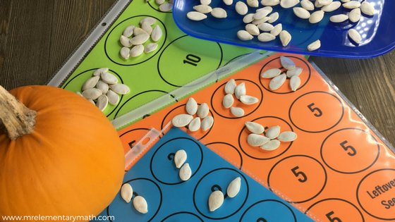 Pumpkin seed count and compare | lakeshore® learning materials. Pumpkin Math Investigations Mr Elementary Math