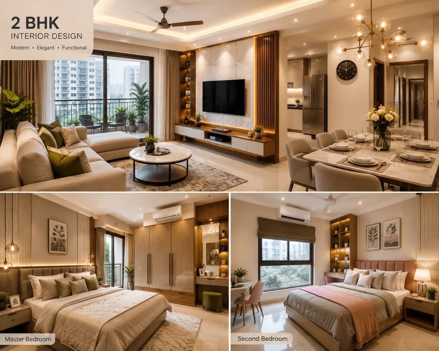 2 bhk interior design