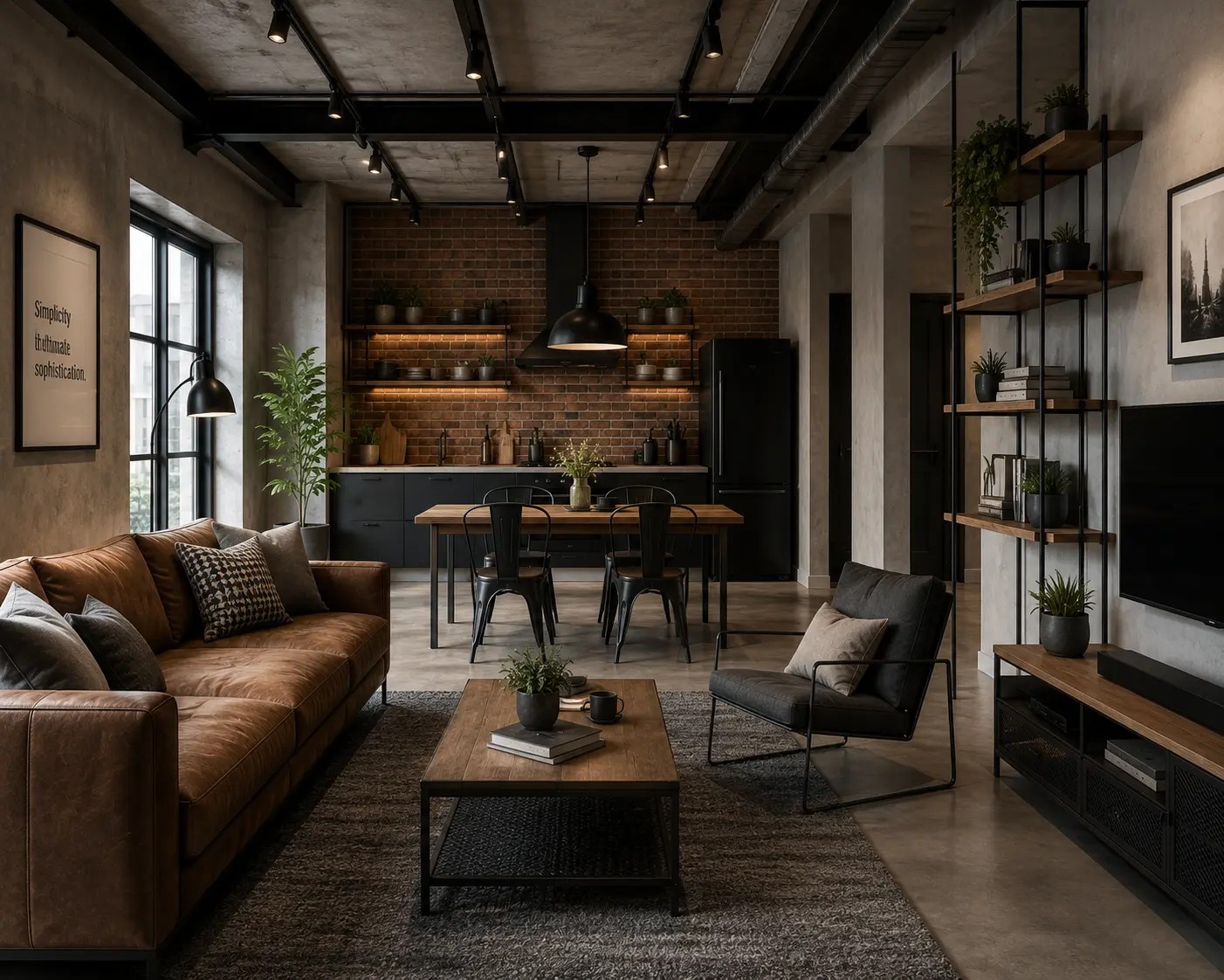 industrial style interior design