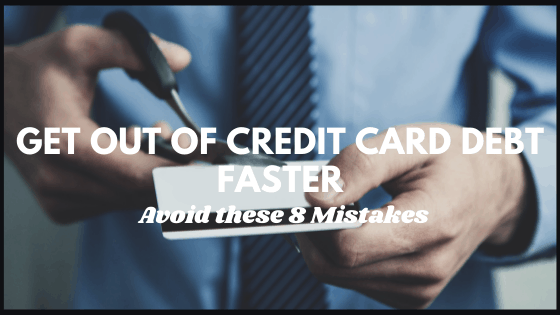 Get out of credit card debt title image
