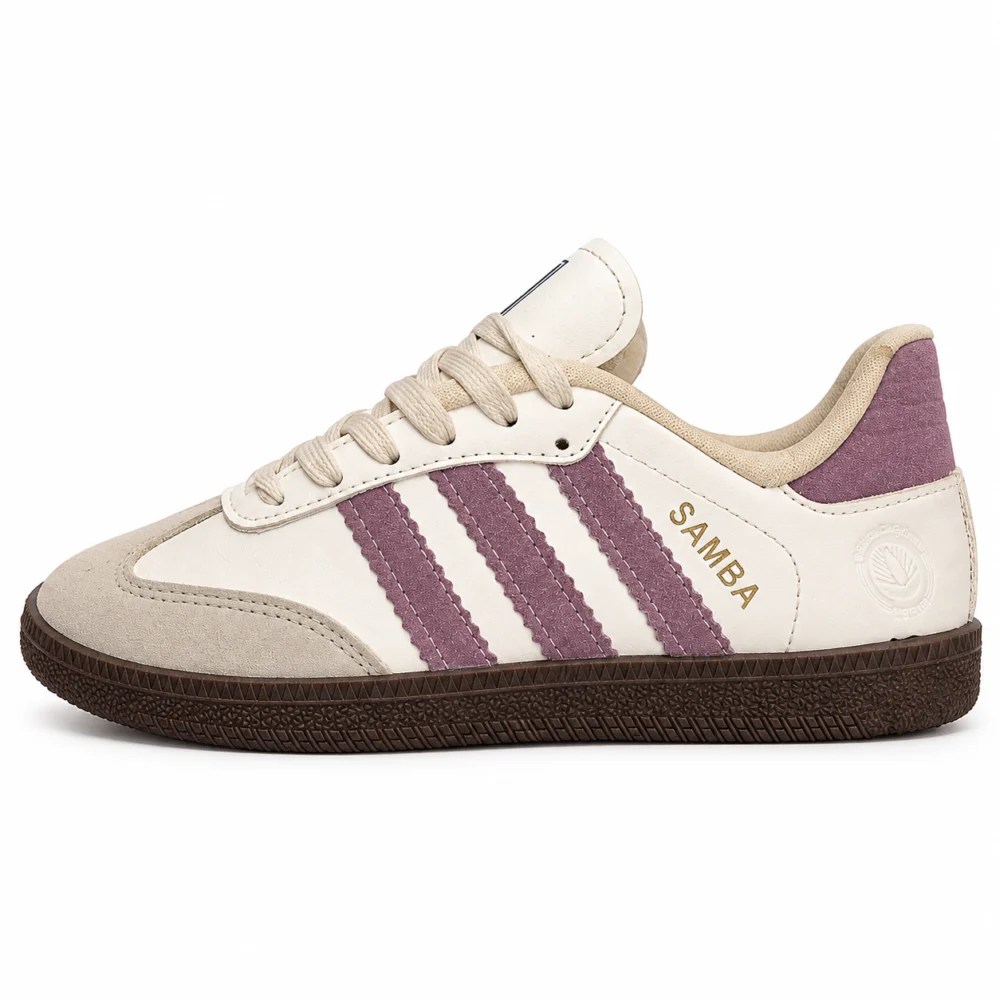 S-1 Samba Women's White*Mauve – Women's sneakers
