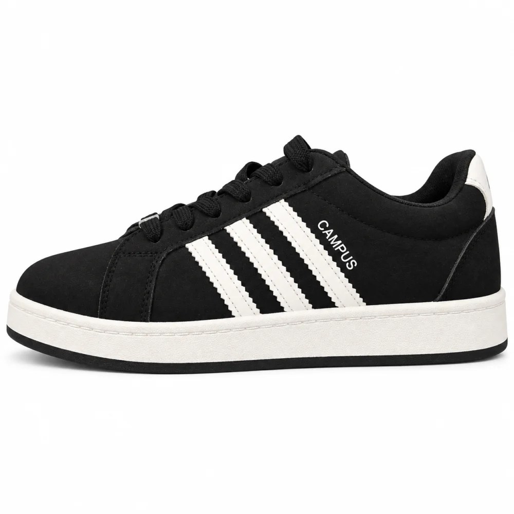 R-6055 Campus Women's Black White – Women's sneakers