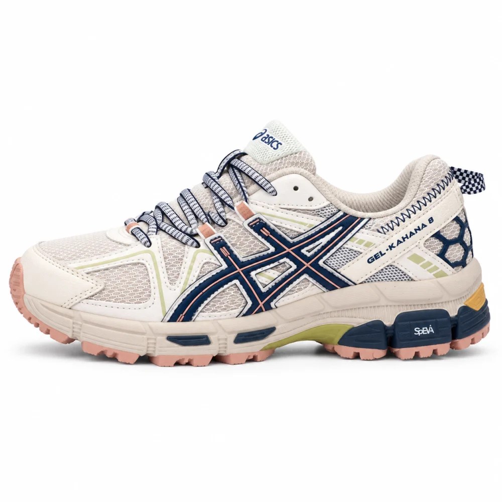 ASICS Mirror Off White Navy Youth – Women's sneakers