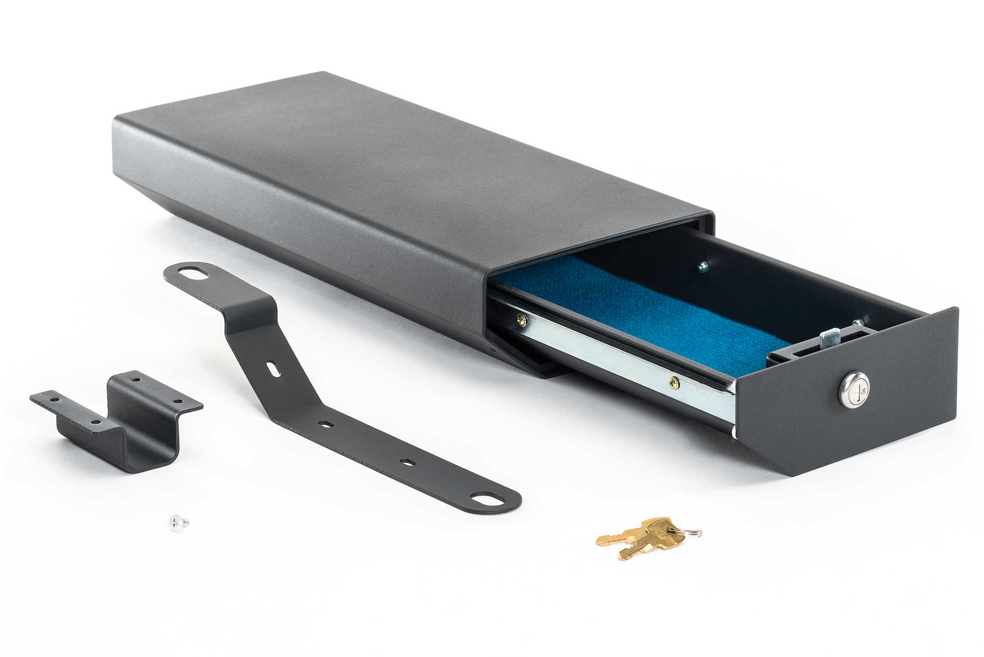 Bestop® Locking Under Seat Storage Box in Textured Black for 07-10