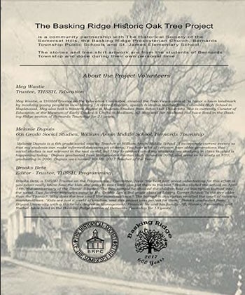 Cover Rear Basking Ridge Historic Oak Tree Project