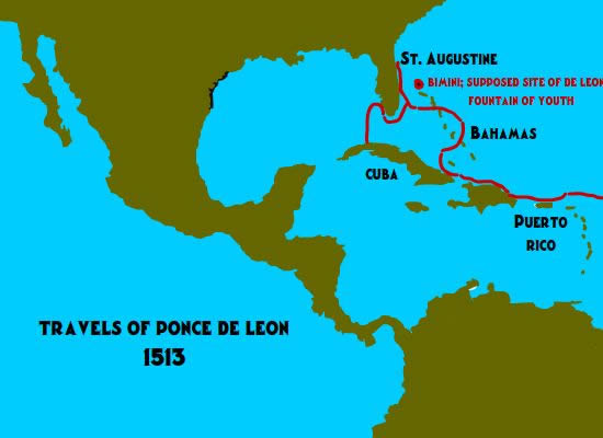 Ponce De Leon Route Map Juan Ponce De Le N Historical Marker Deleon 